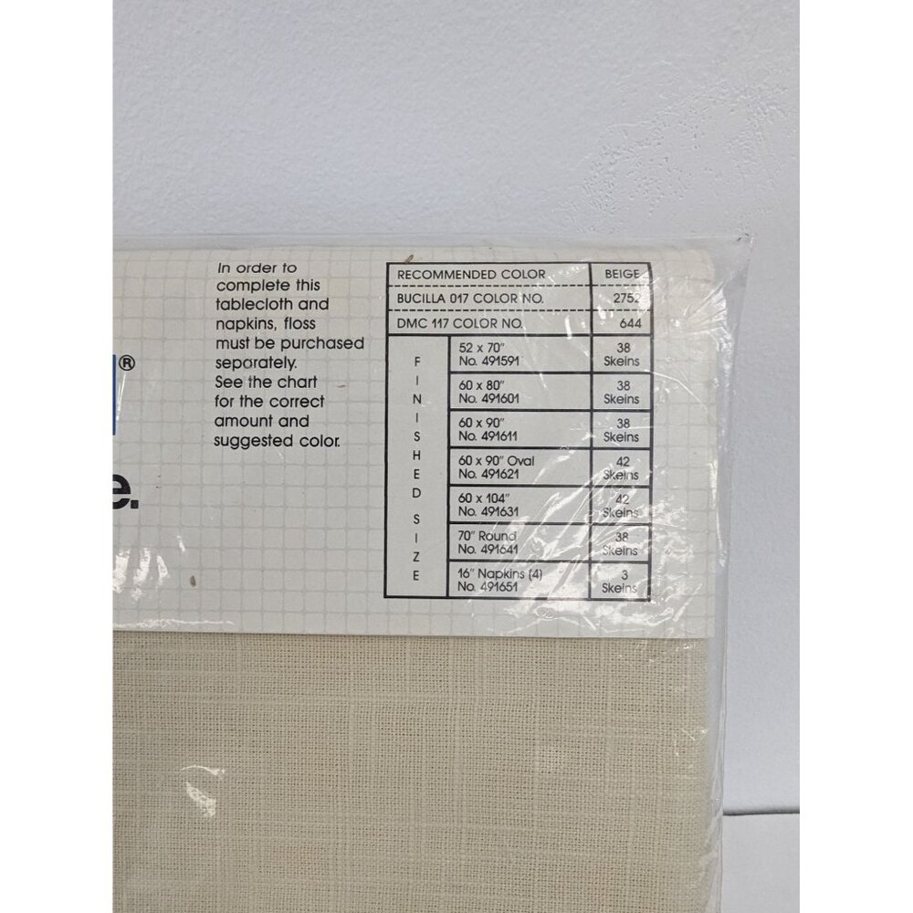 Bucilla Madeira Lily Napkins Embroidery Kit 491651 - Picture 6 of 6